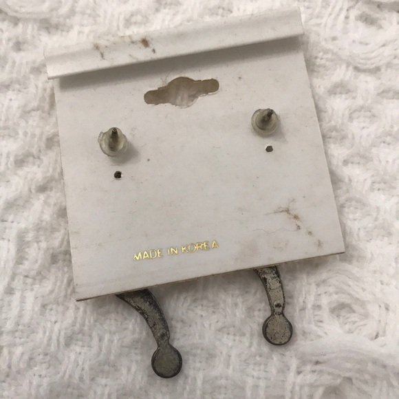 WWJD Silver Vintage Earrings What Would Jesus Do - Picture 3 of 3